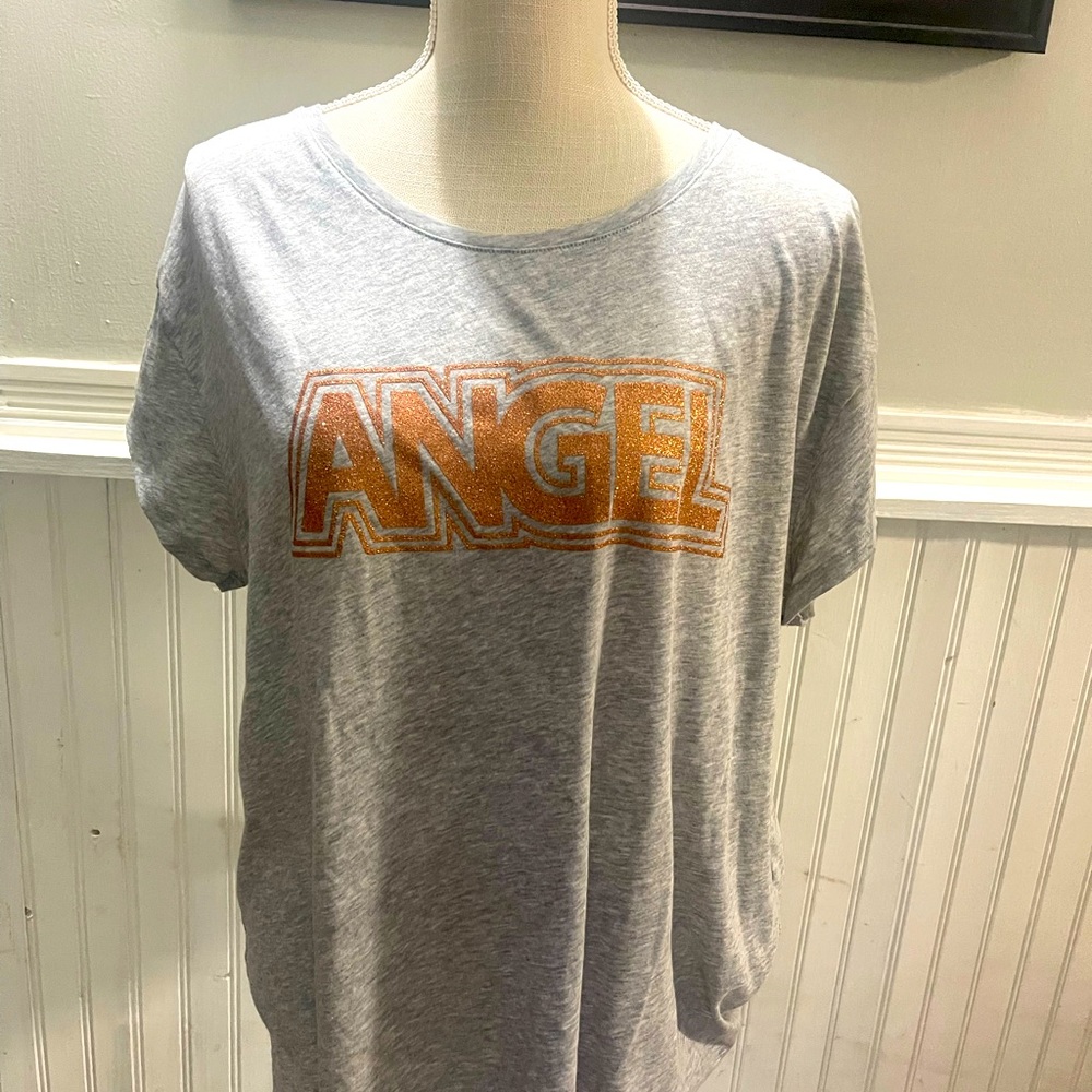 Victoria sport gold glitter t-shirt